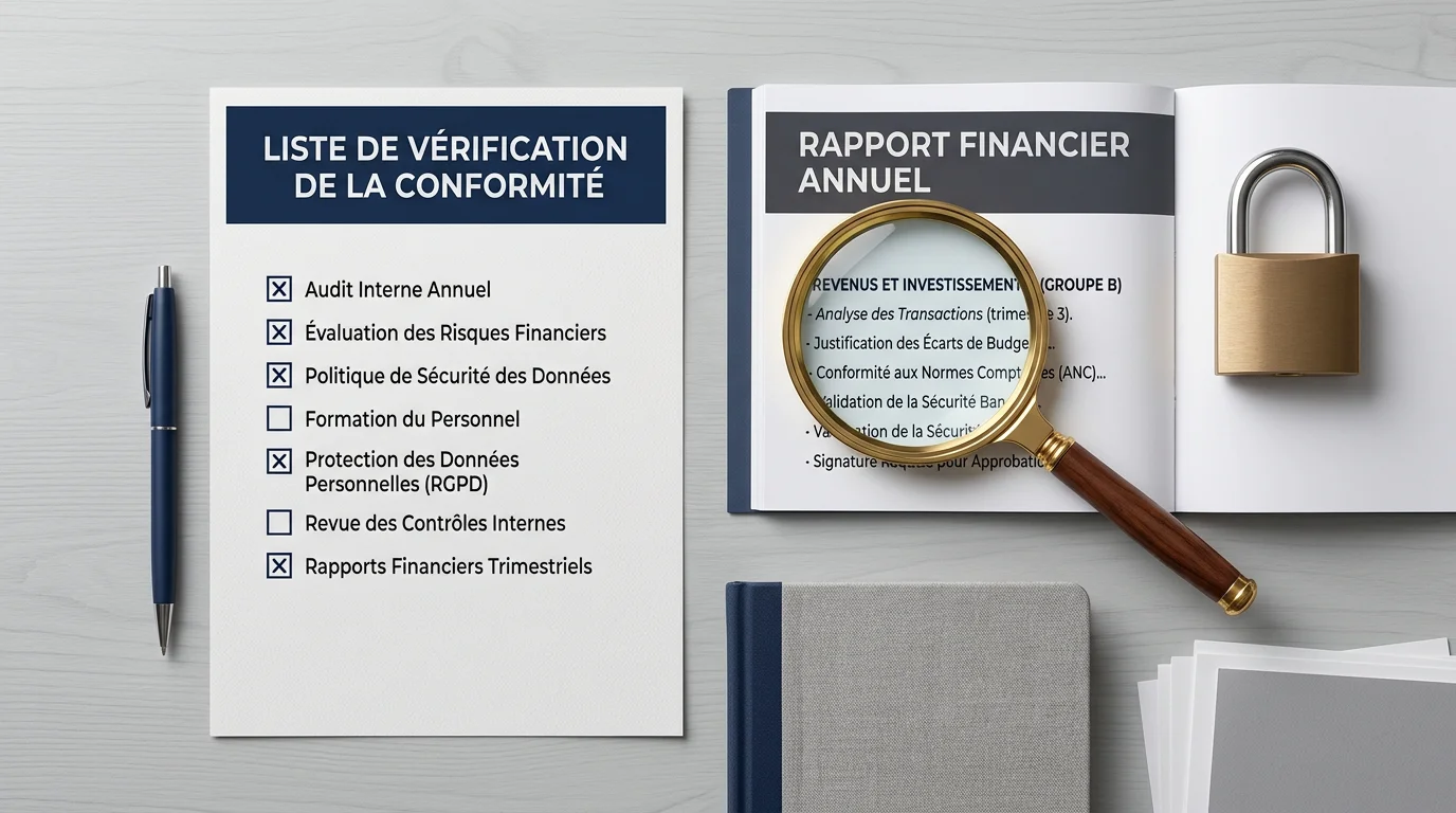 Documents de conformité et sécurité des données financières