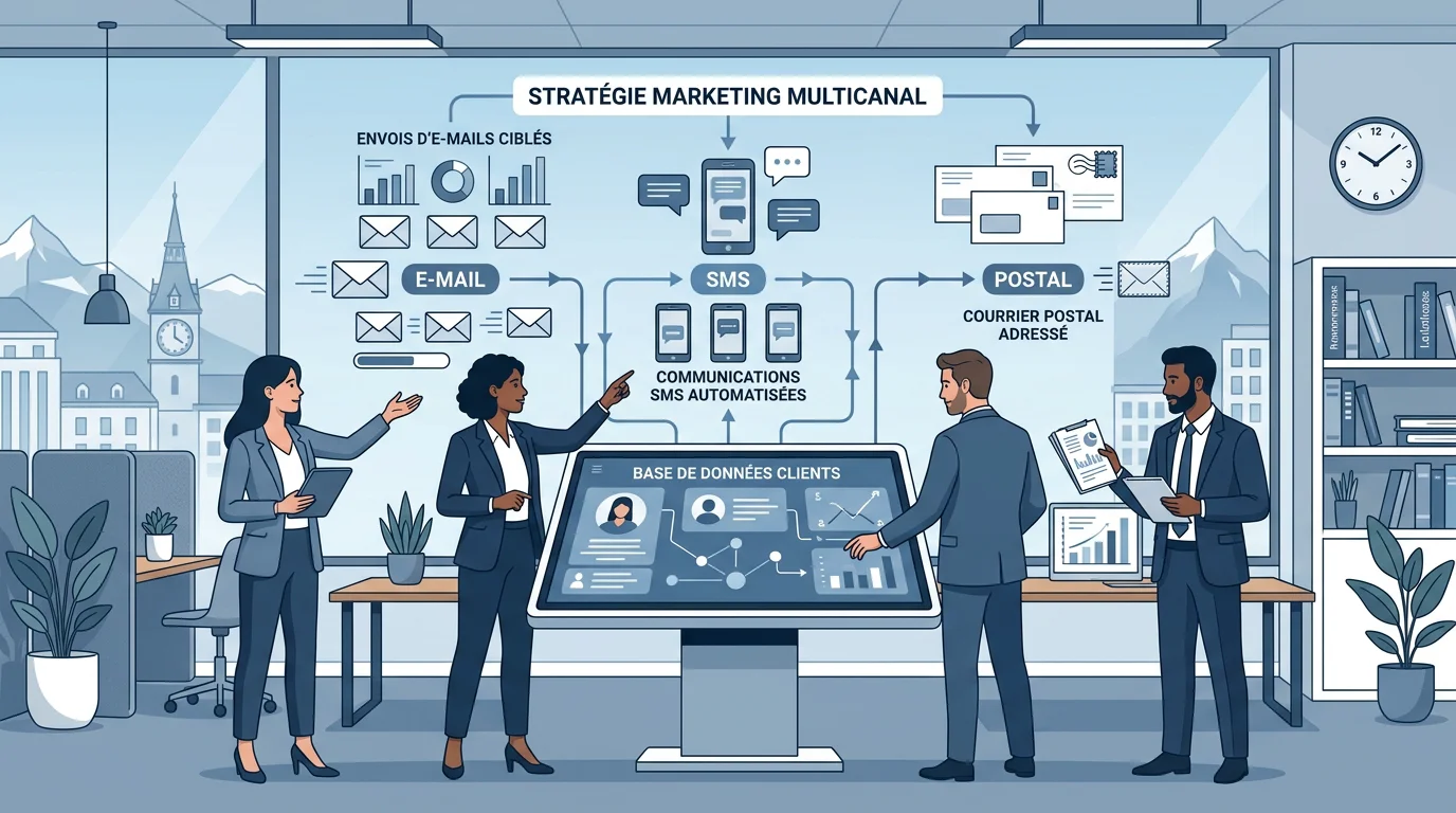 CRM et campagnes email, SMS et courrier en Suisse : le guide